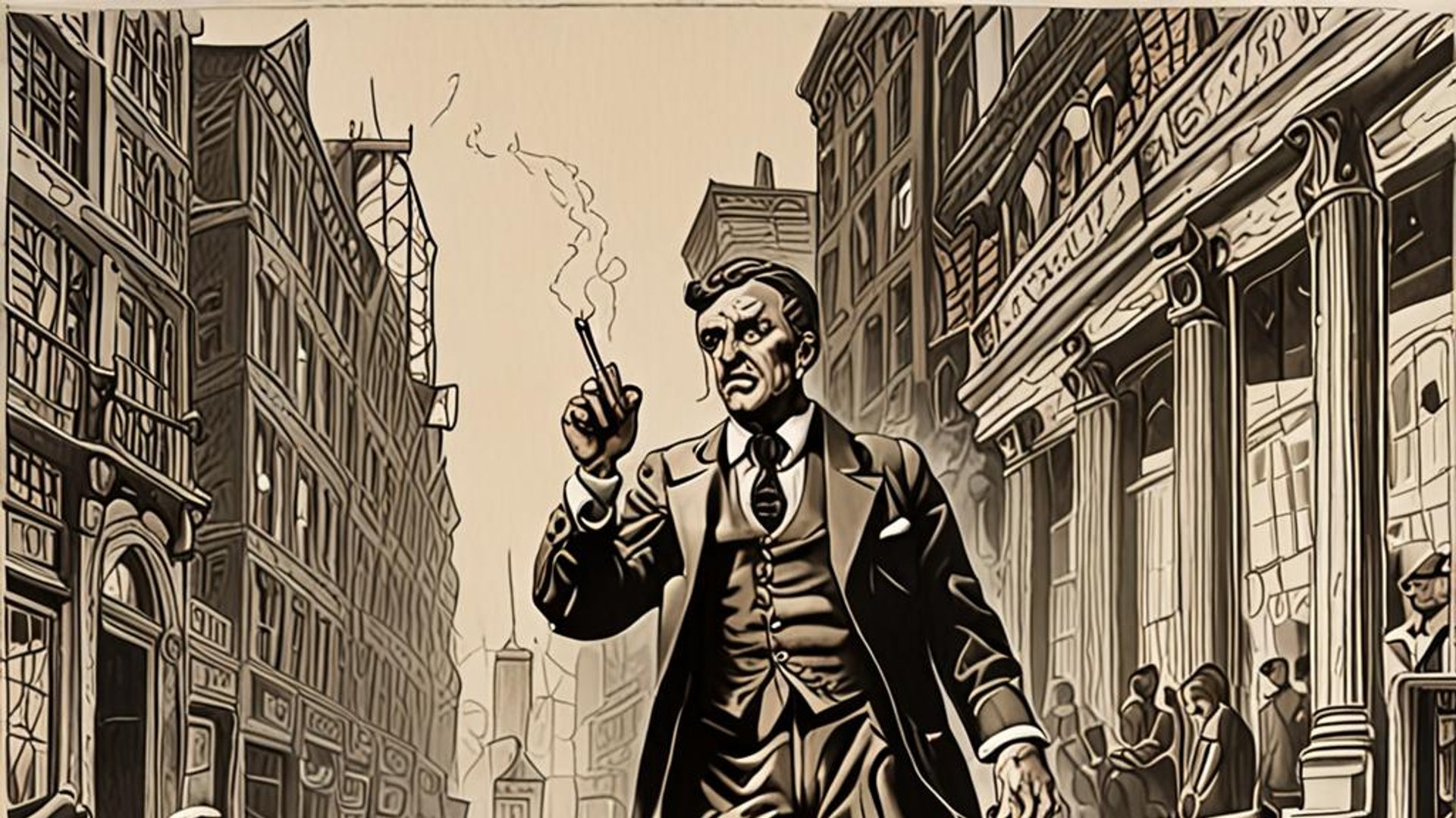 Waterfall diagram flowing through apartment building silhouette