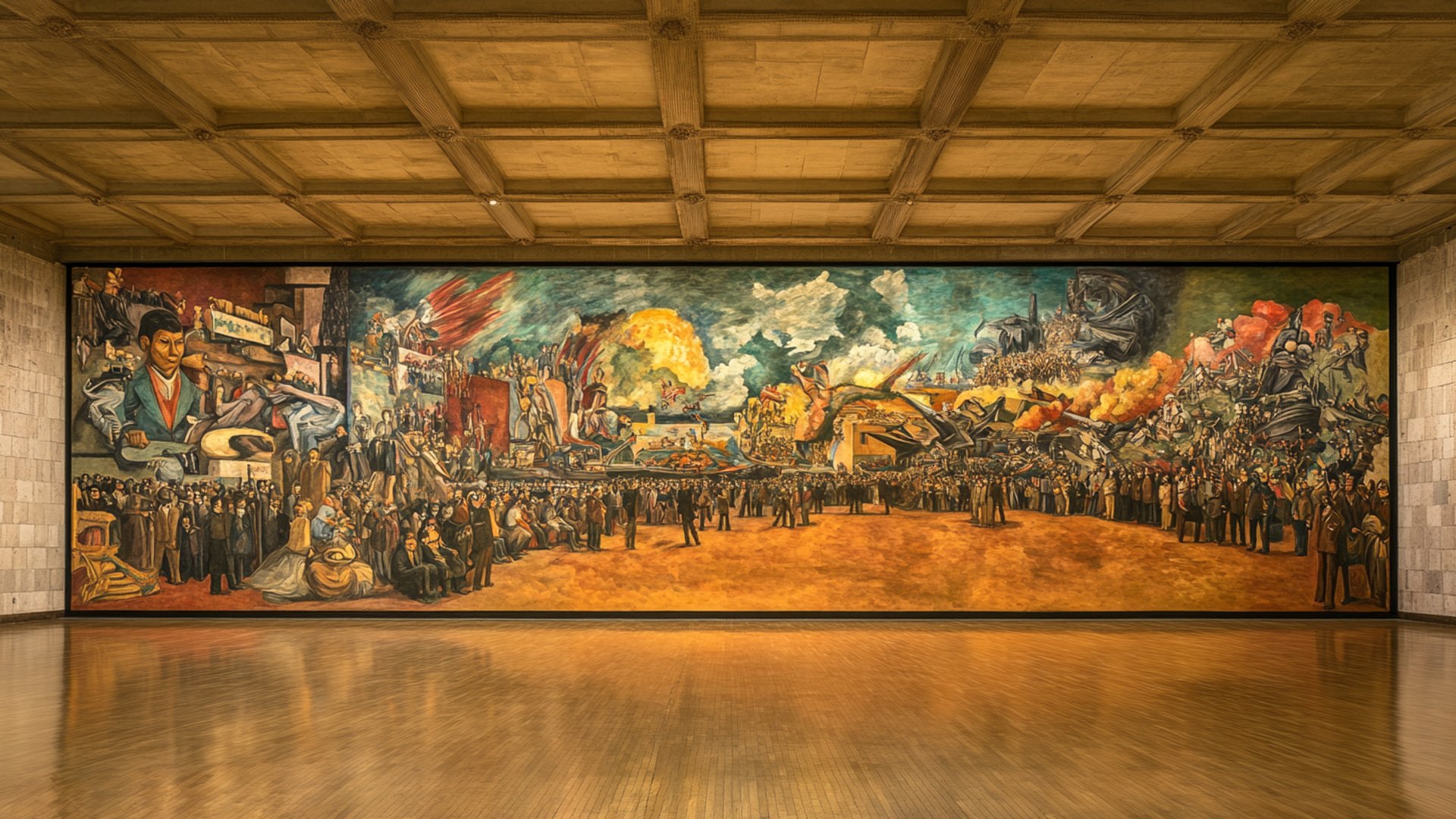 A ledger book dissolving into labyrinthine corridors of federal bureaucracy