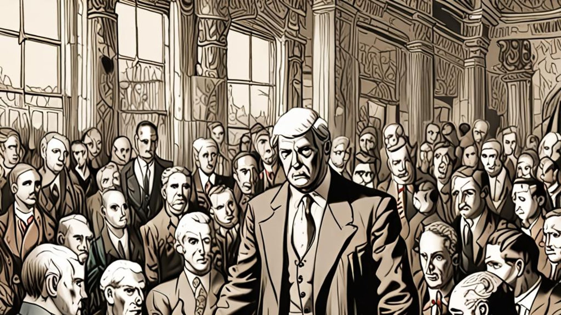 Split image showing Italian-American community celebration alongside Indigenous peoples' gathering, representing dual histories