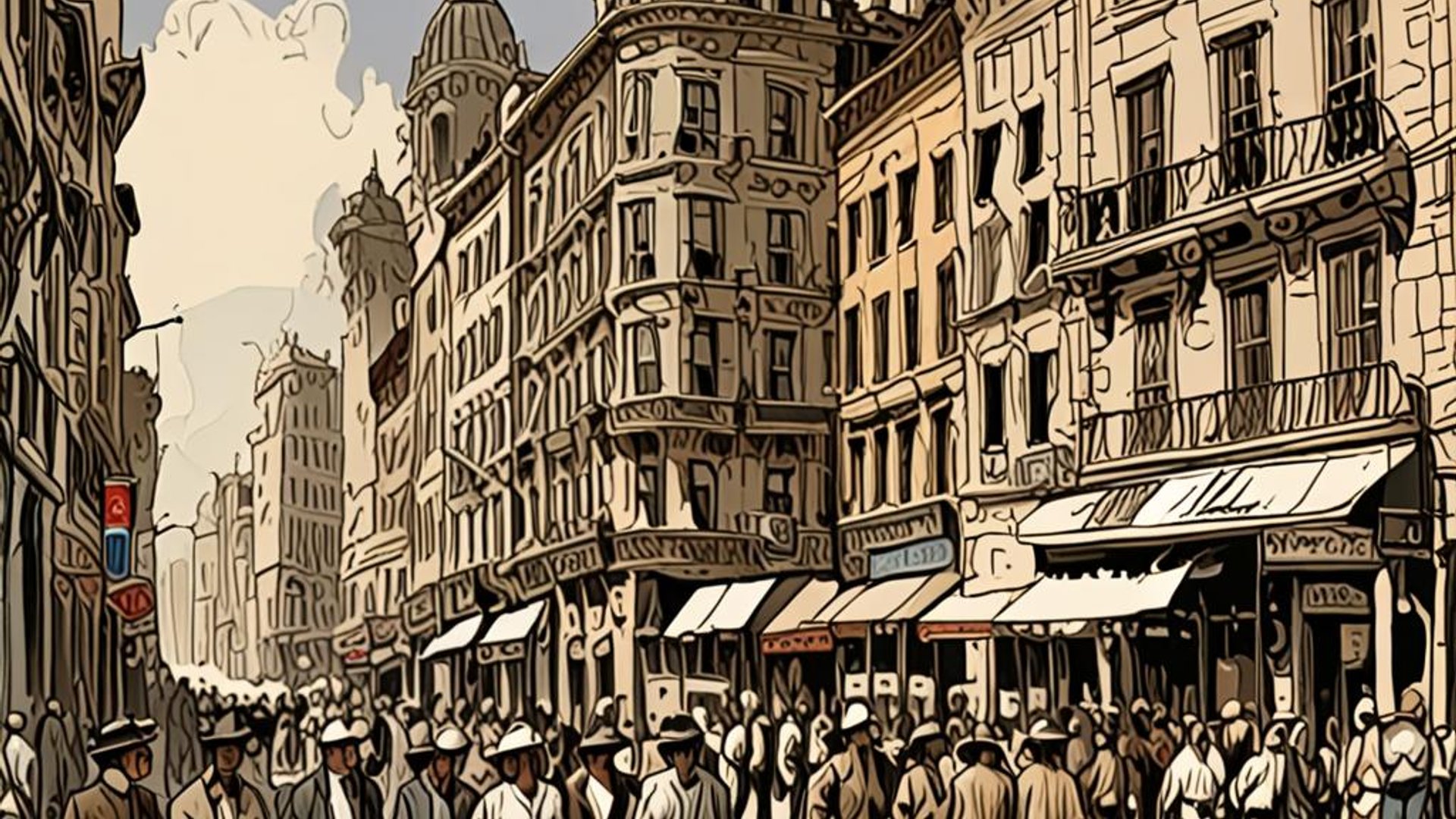 Split view of Madrid's skyline and Miami's skyline connected by air routes and fiber optic cables